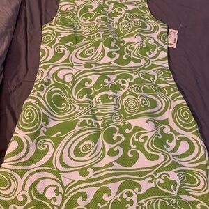 Elegant Swirl Pattern Mini Dress